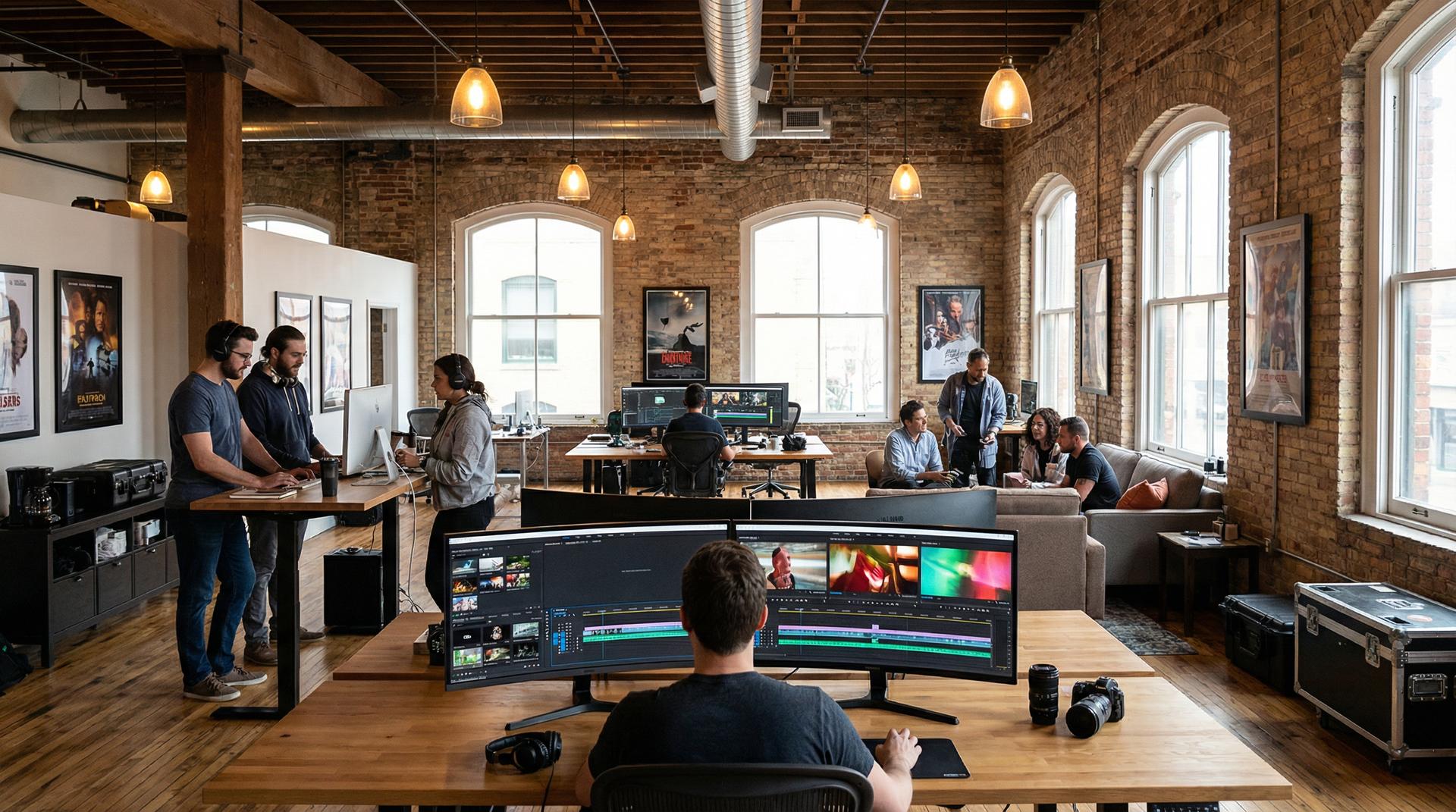 幼幼社影视传媒公司办公环境