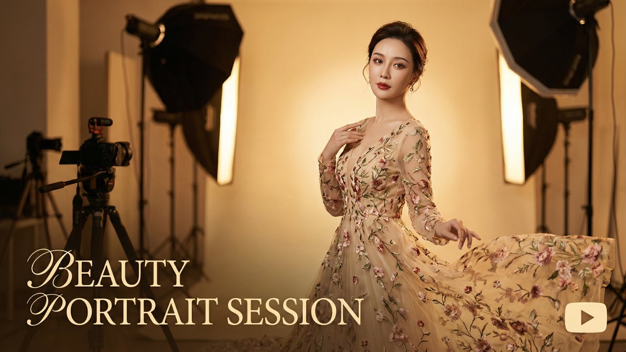 口球眼罩美少女写真视频教程