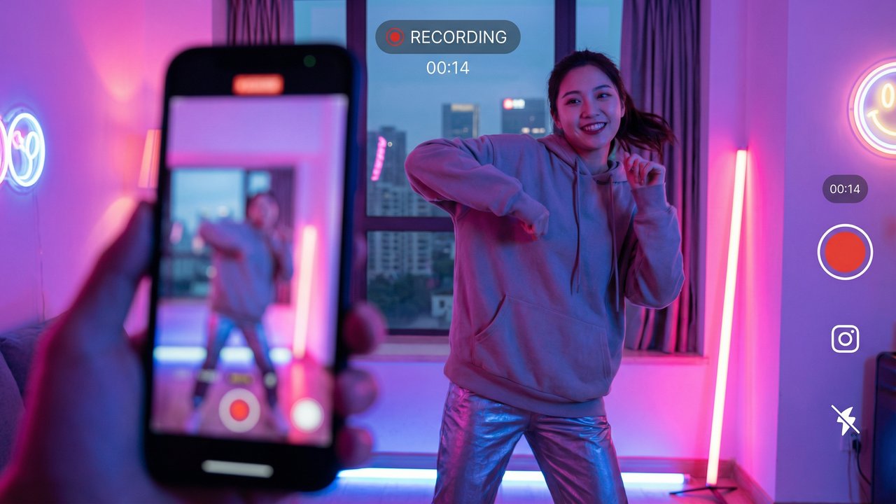 口球眼罩TikTok风格短视频教程